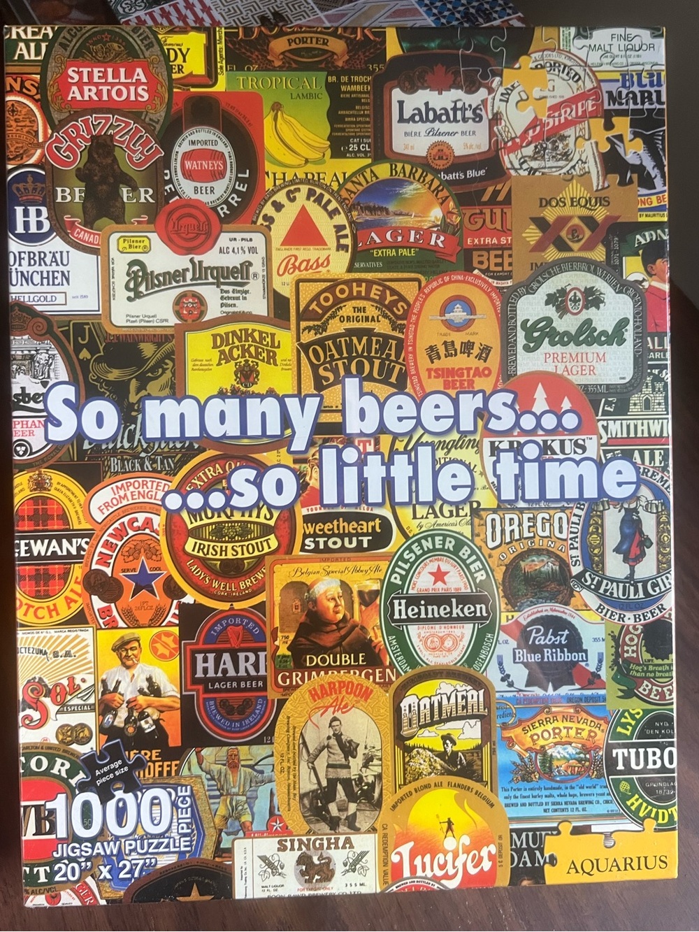 Puzzle So Many Beers 1000 Piece